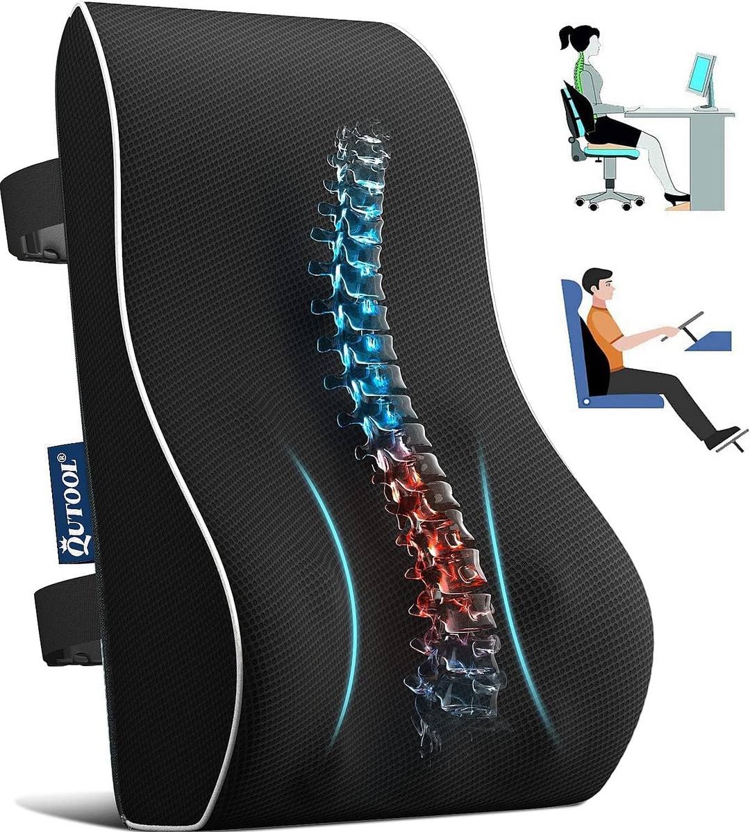 Seat lumbar support cushion sale